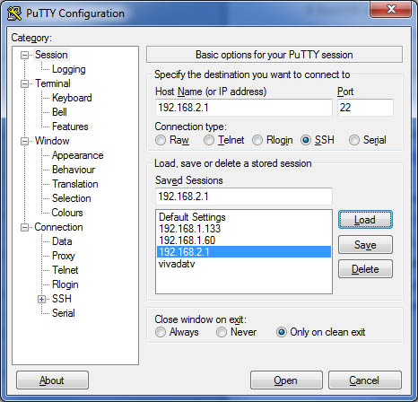 connexion au Pluto avec Putty.jpg