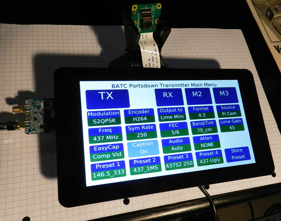 ensemble limeSDRmini raspberryPi et ecran tactile gérés par Portsdown_.jpg