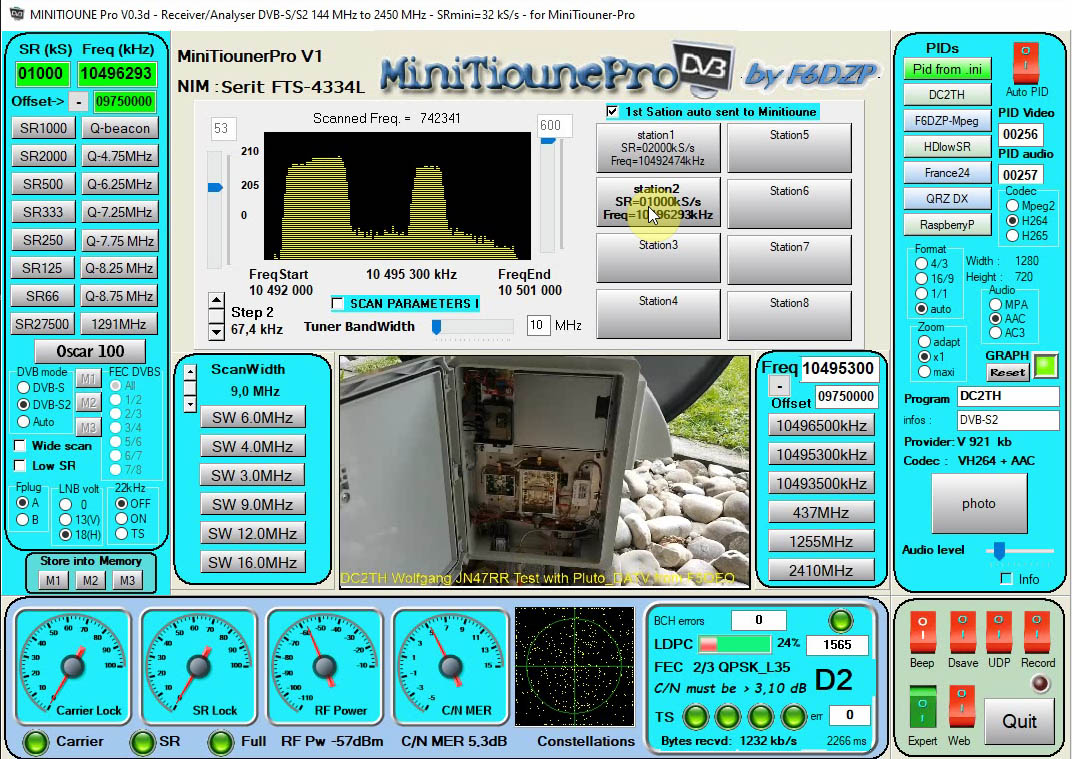 MinitioounePro receiving Beacon and scanning9MHz _beacon and 1 new station_ lock on 2nd station.jpg