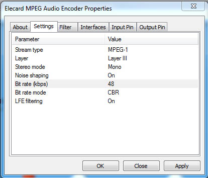réglage codeur audio elecard.jpg